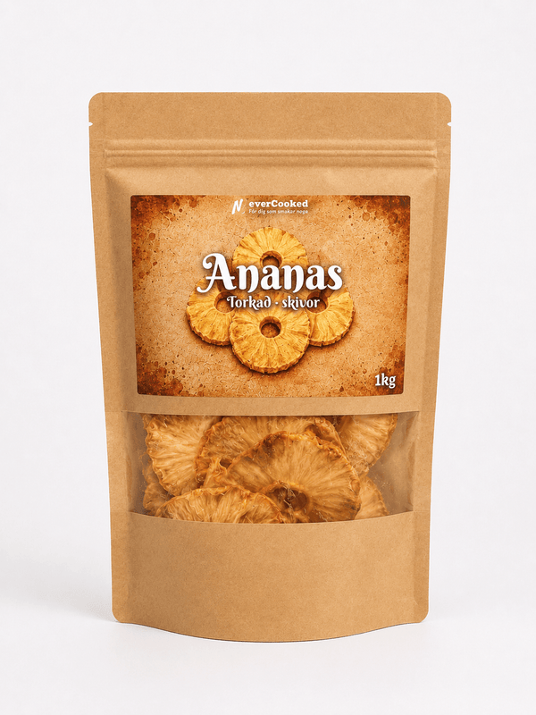 Torkade Ananasringar 1000g