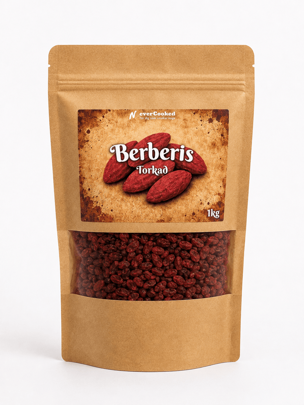 Torkade Berberisbär 1000g - Never Cooked