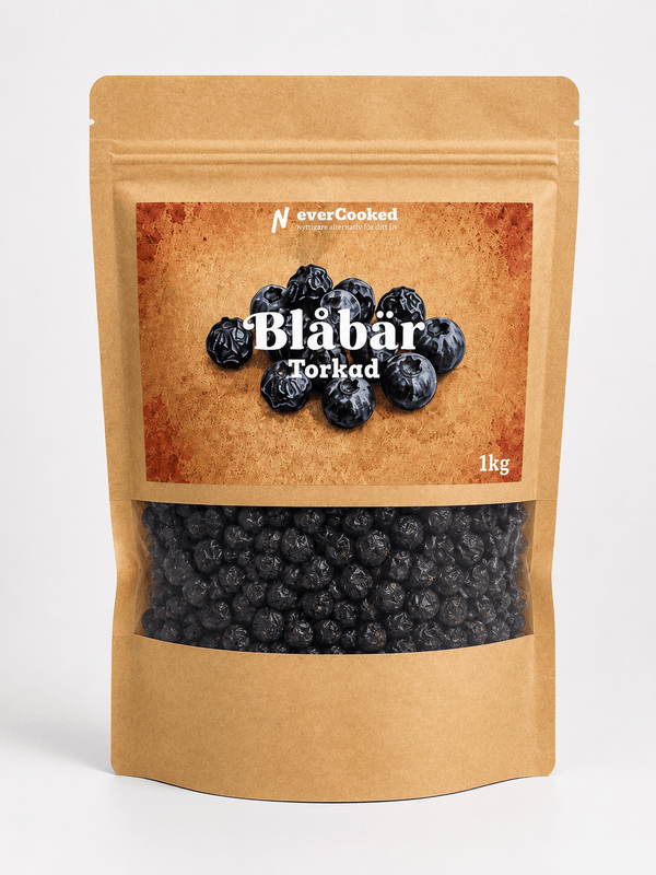 Torkade Blåbär - Sockrade 1000g