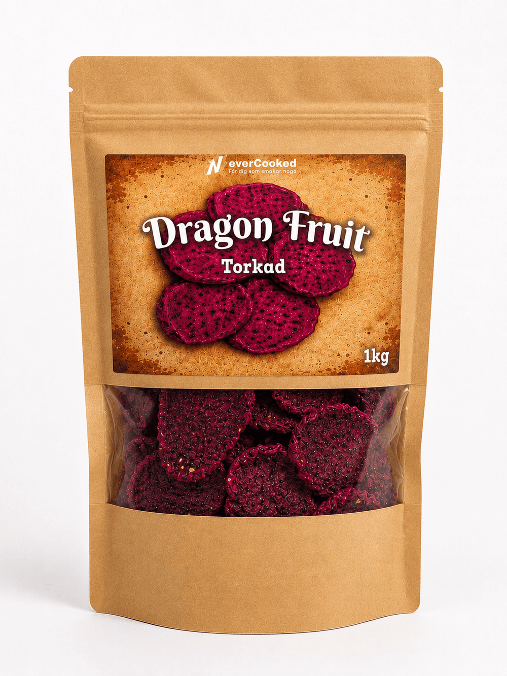 Torkade Drakfrukt 1000g - Never Cooked
