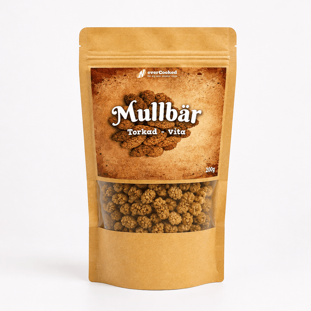 Torkade Mullbär 200g - Never Cooked