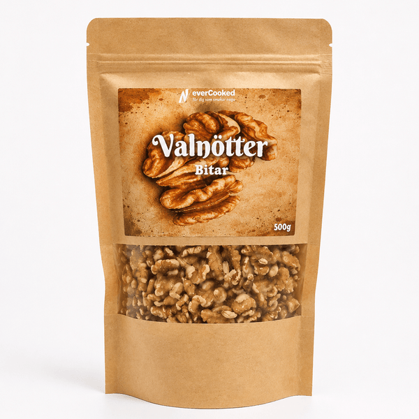 Valnötter i bitar RAW 500g